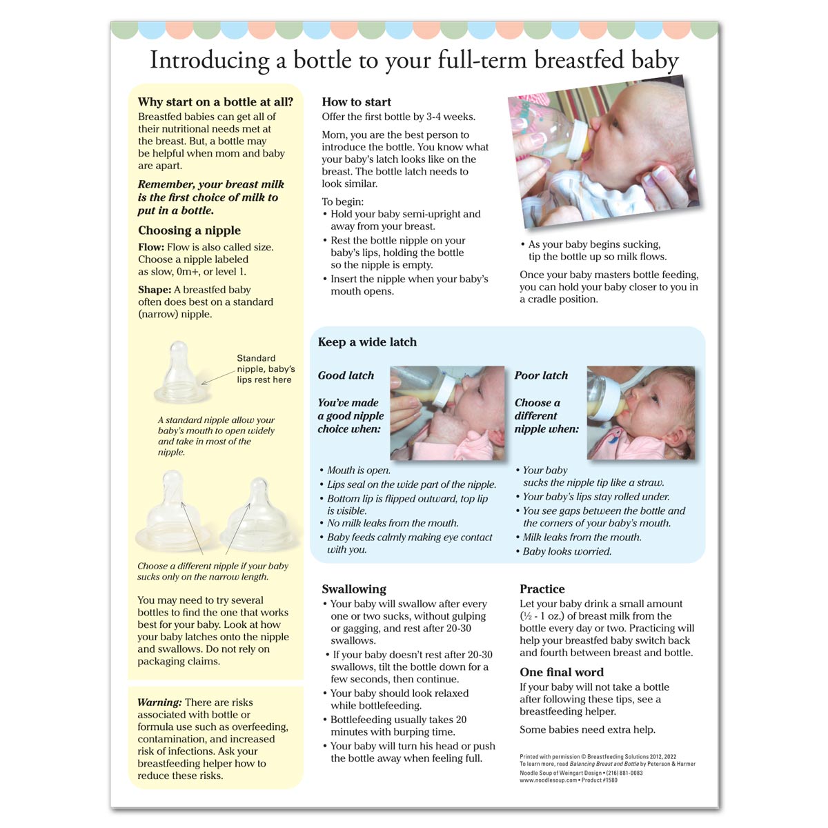 Introducing a Bottle tear Pad - English