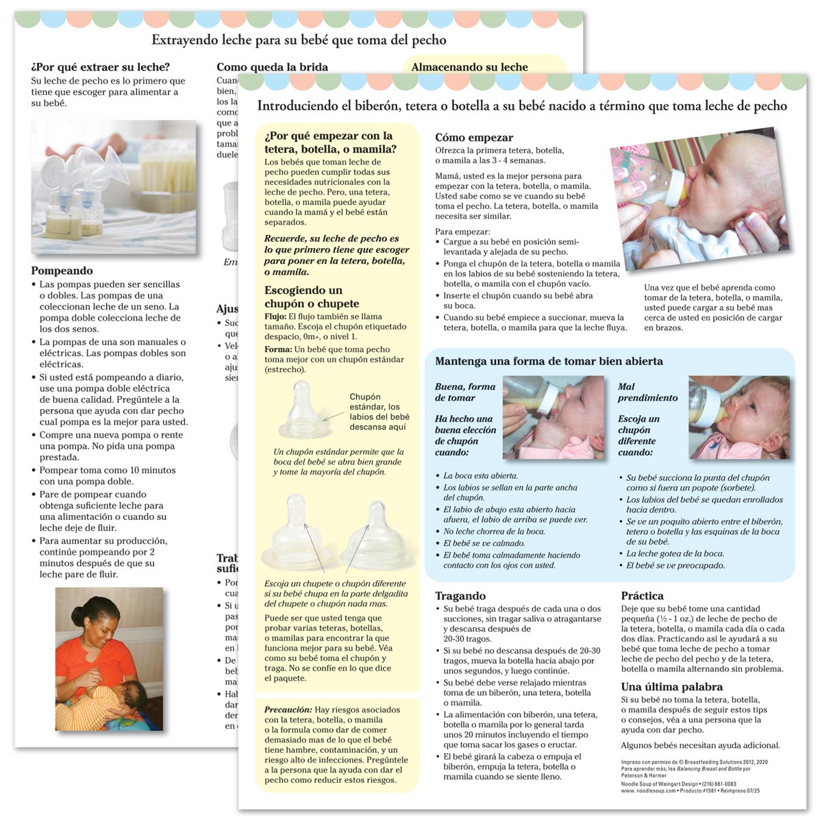 Introducing a Bottle tear Pad - Spanish