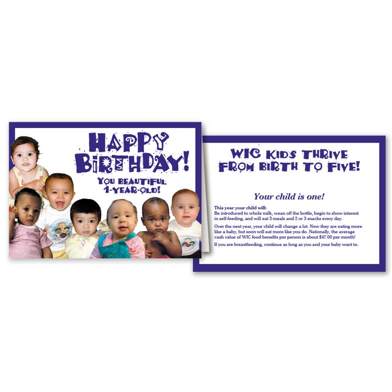 WIC Birth Day card