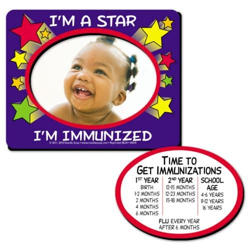 I'm a Start I'm Immunized magnet