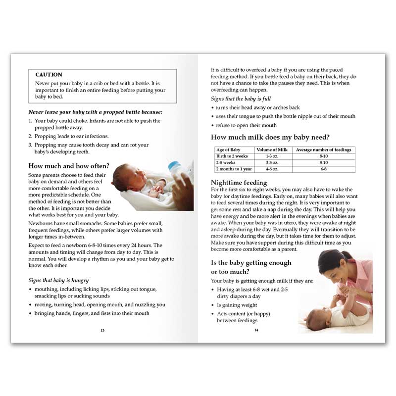 Feeding Your Baby booklet