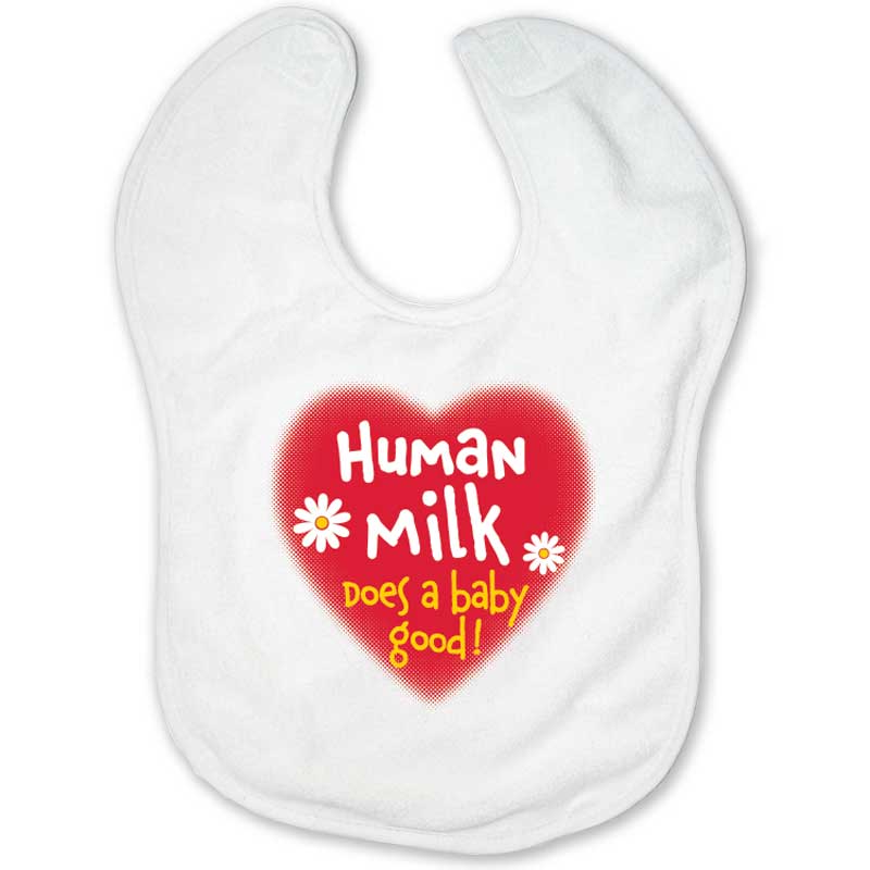 Human Milk Does a Baby Good Bib