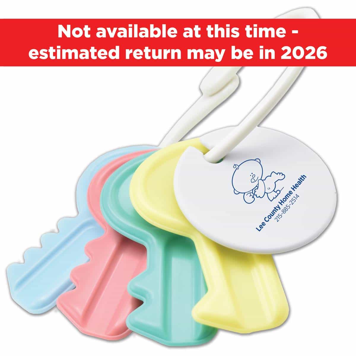 Customized Baby Keys with Fob