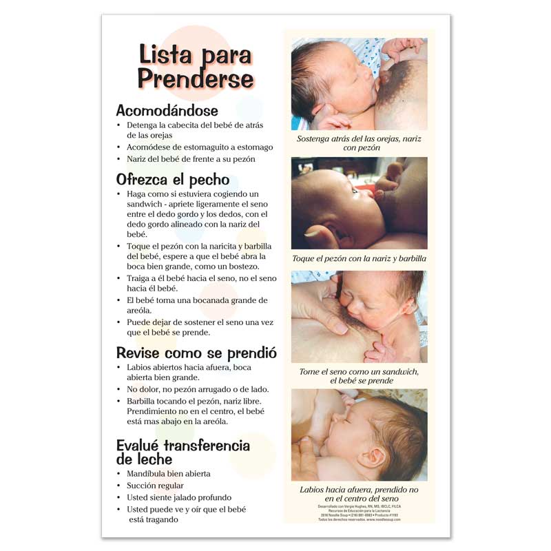 Latch Checklist poster - Spanish