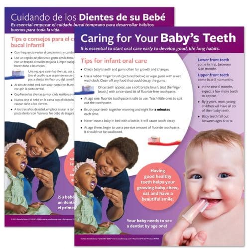 Caring for Your Baby's Teeth Tear Pad - Bilingual