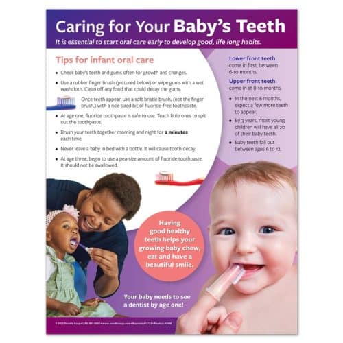 Caring for Your Baby's Teeth Tear Pad - Bilingual