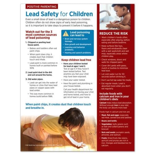 Lead Safety for Children Tear Pad