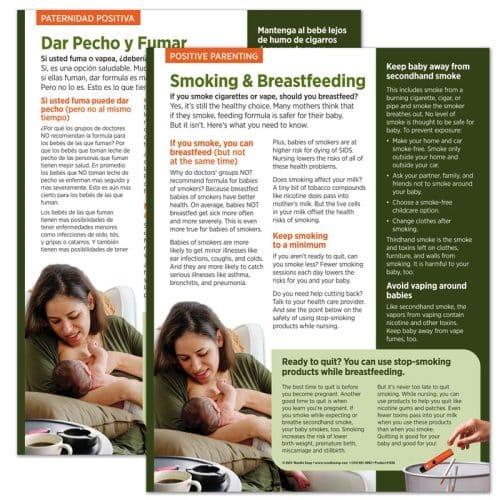Smoking & Breastfeeding Tear Pad