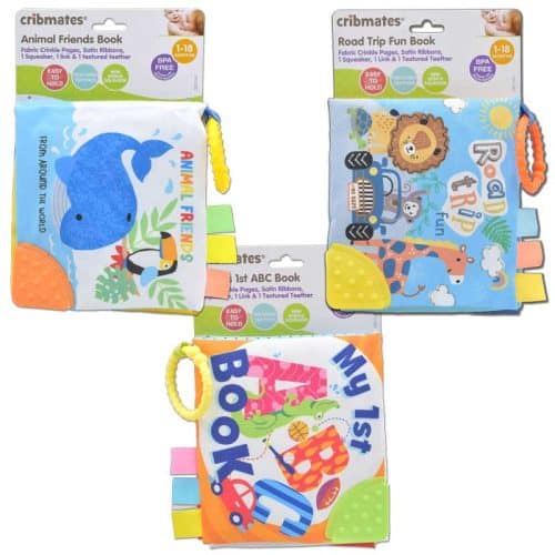 Set of 6 Assorted Cloth Books