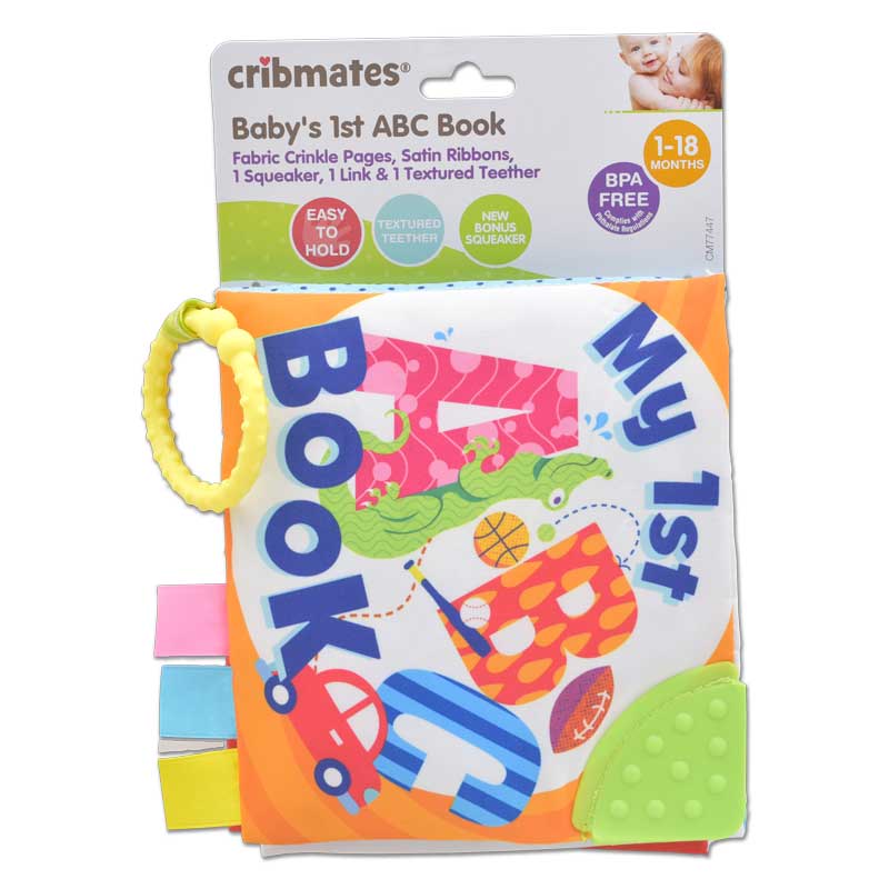 Set of 6 Assorted Cloth Books - Baby’s 1st ABC