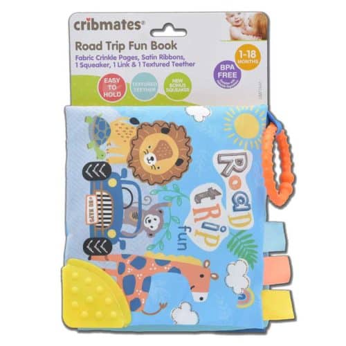 Set of 6 Assorted Cloth Books - Road Trip Fun