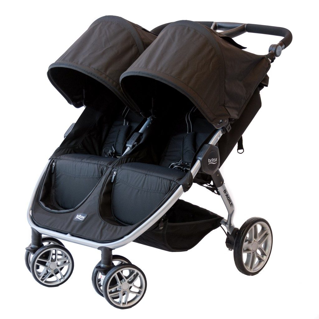 Baby stroller for two
