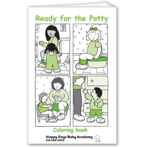 Customized Ready for the Potty coloring book