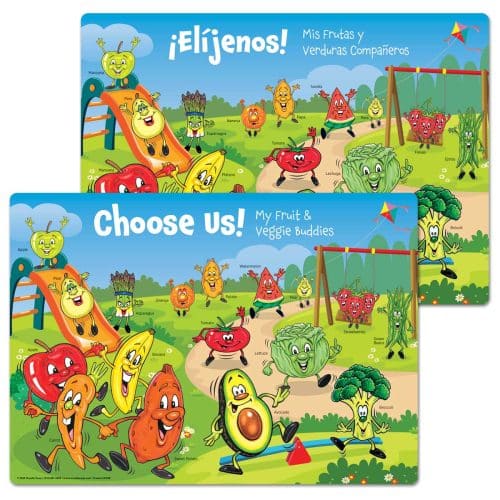 Fruit and Veggie Buddies Placemat