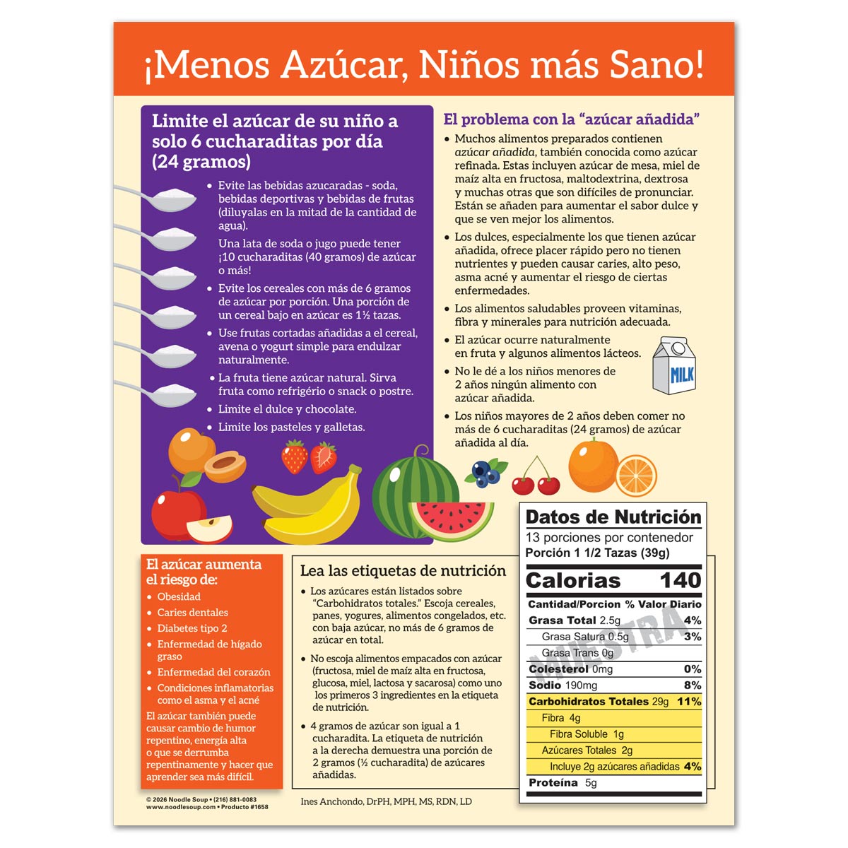 Less Sugar tear pad