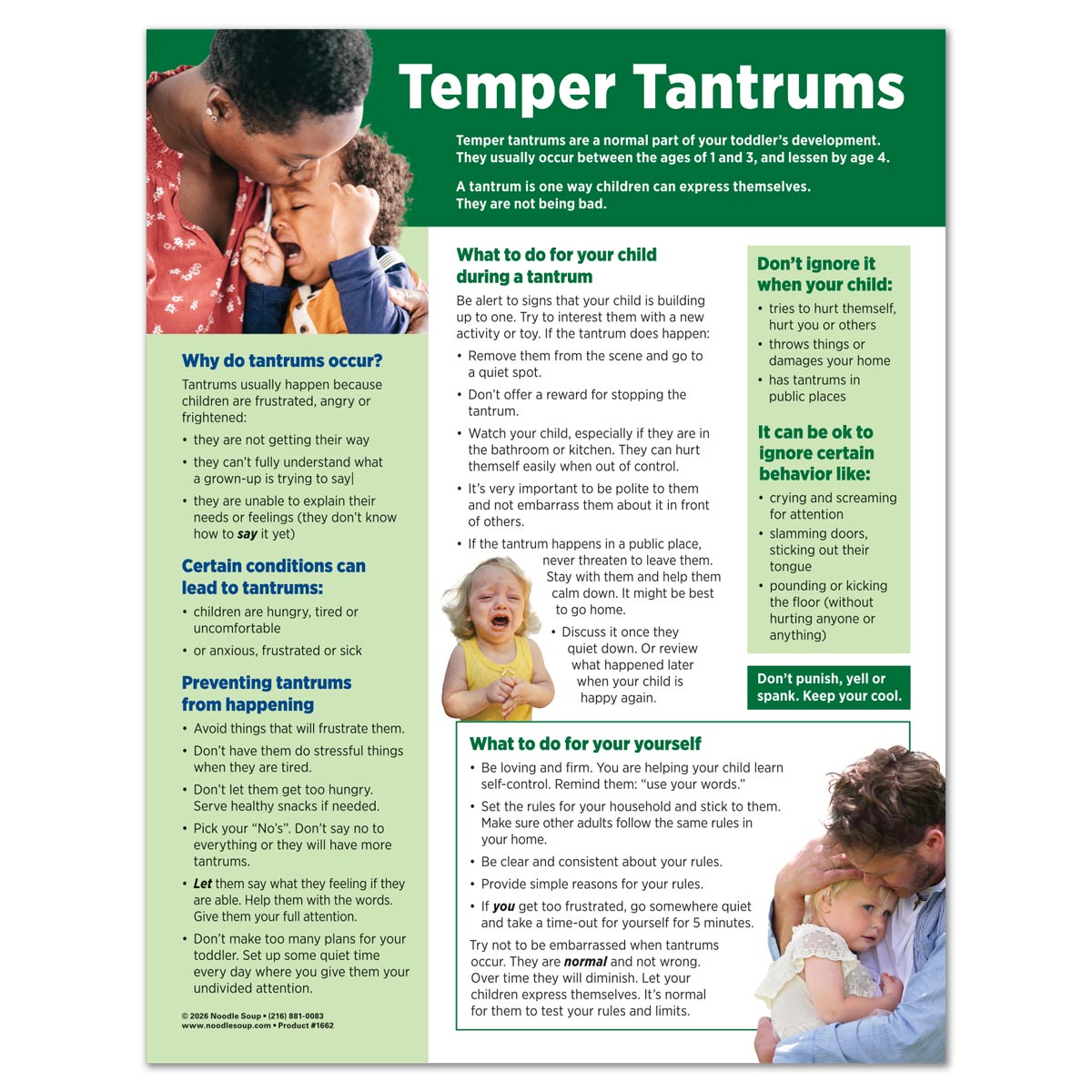 Temper Tantrums tear pad