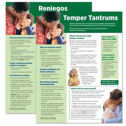 Temper Tantrums tear pad