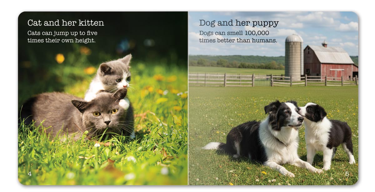 Farm Animals Little Book - English