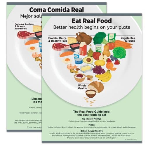 Eat Real Food Tear Pad