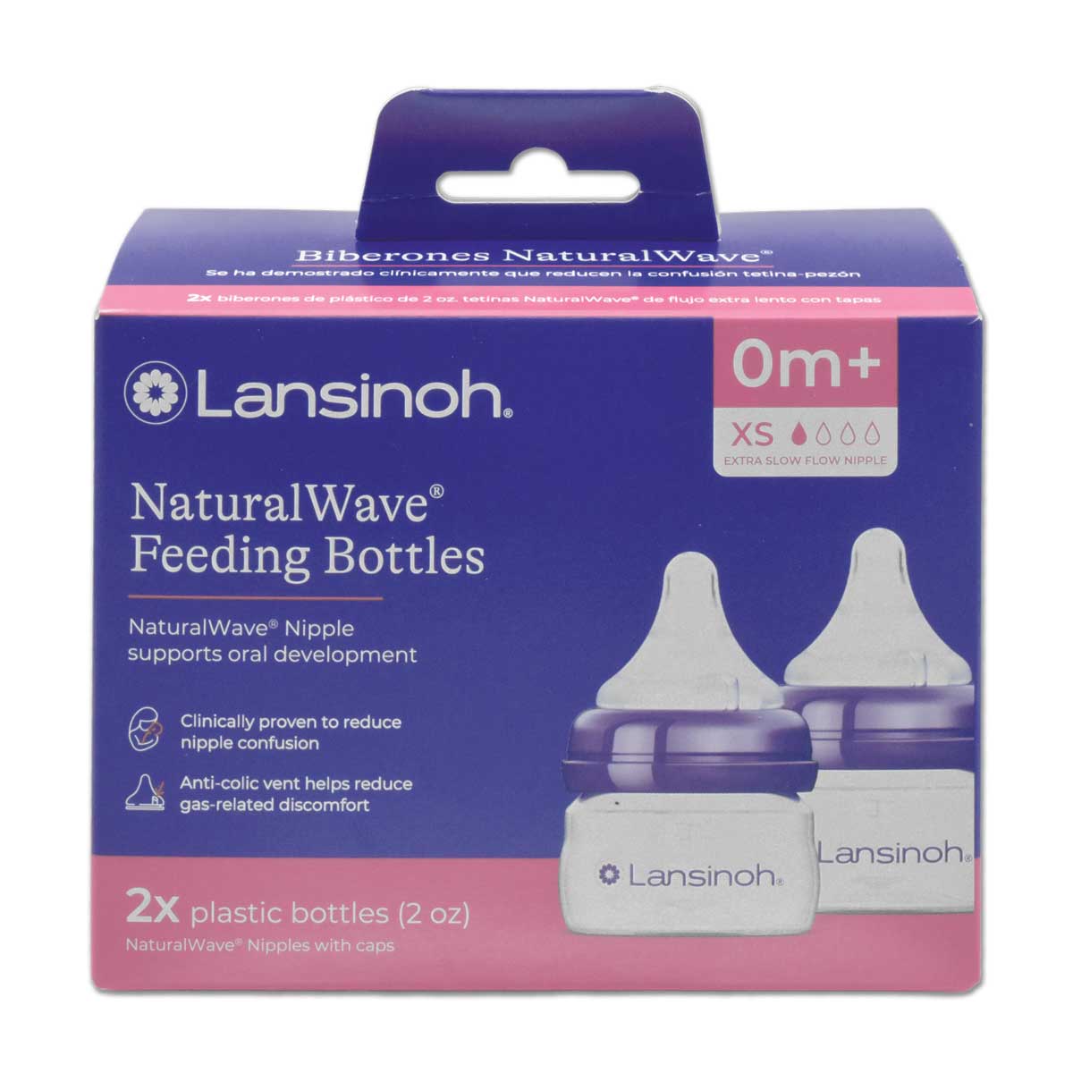 NaturalWave Feeding Bottles box of 2