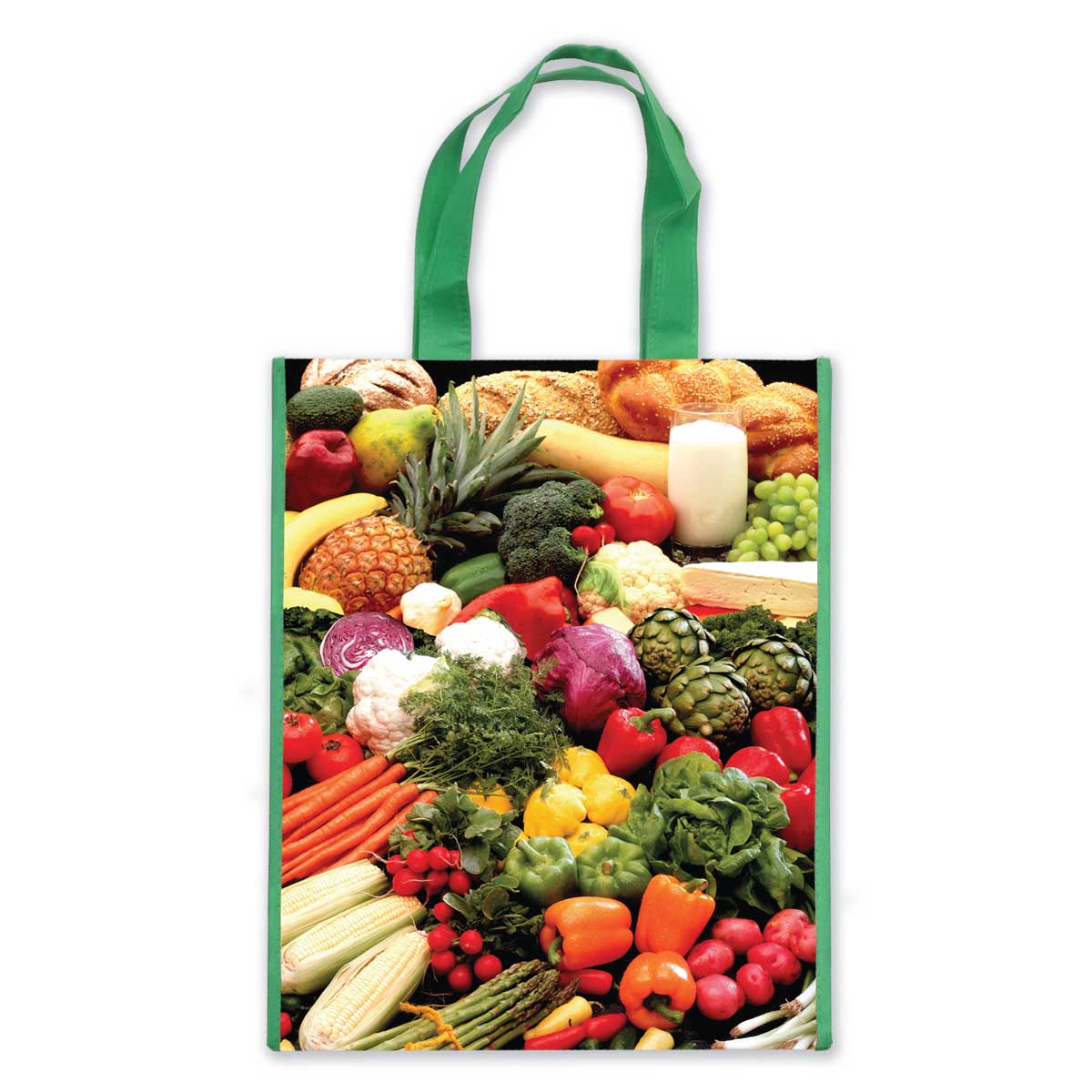 Laminated Fruit & Veggie Grocery tote 8815