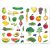 Fruit & Veggie Stickers Sheet